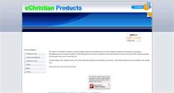 Desktop Screenshot of echristianproducts.com