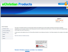 Tablet Screenshot of echristianproducts.com